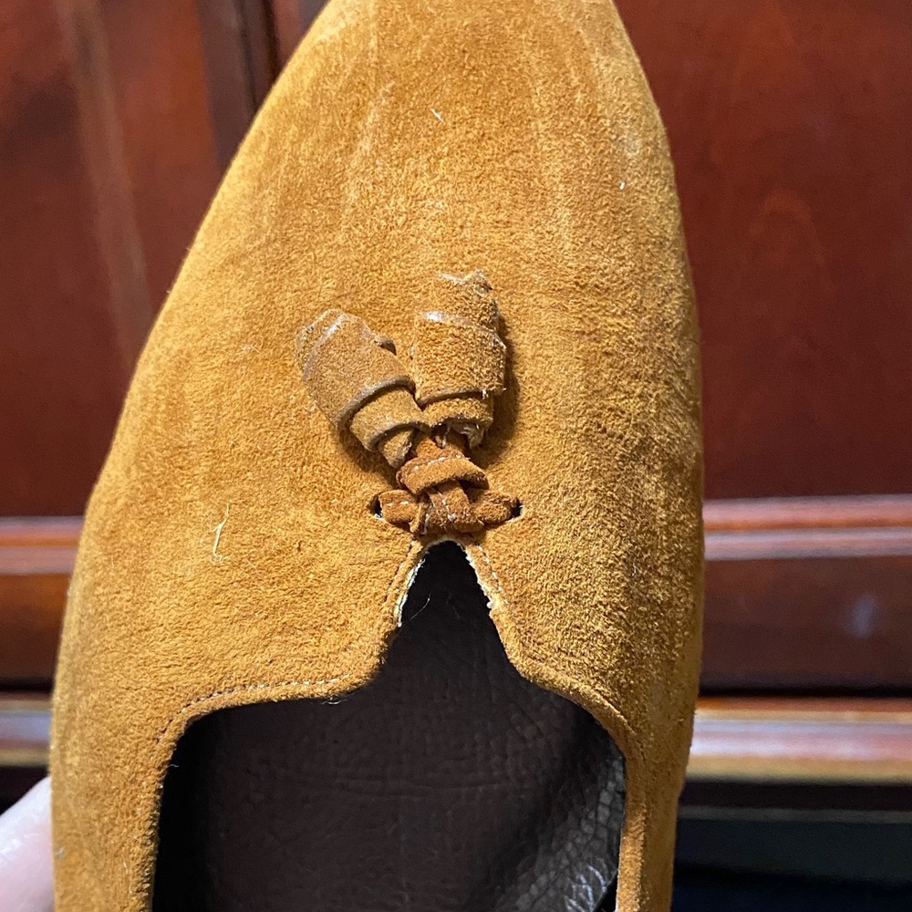 Naturalizer Vintage Rust Suede Loafers - Picture 12 of 16